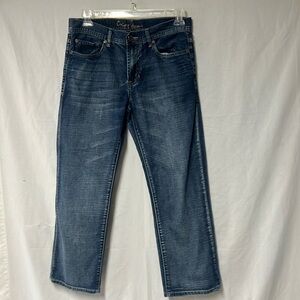 EUC Chip and Pepper Menโs Jeans 32X30โ Tuck Relaxed Straight